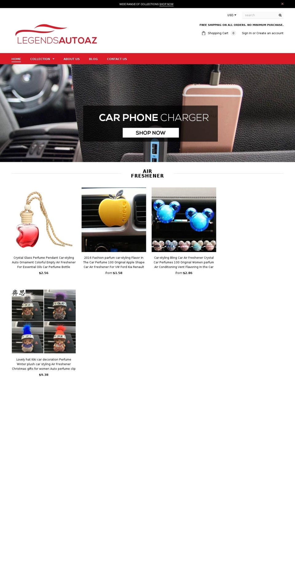 legendsautoaz.com shopify website screenshot
