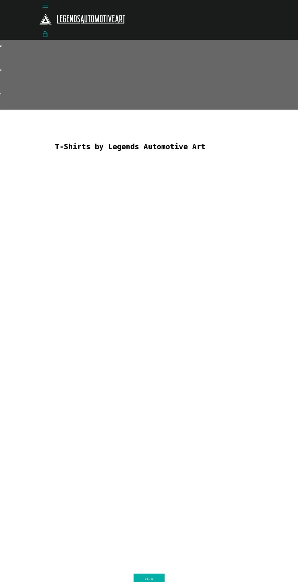 legendsautomotiveart.com shopify website screenshot