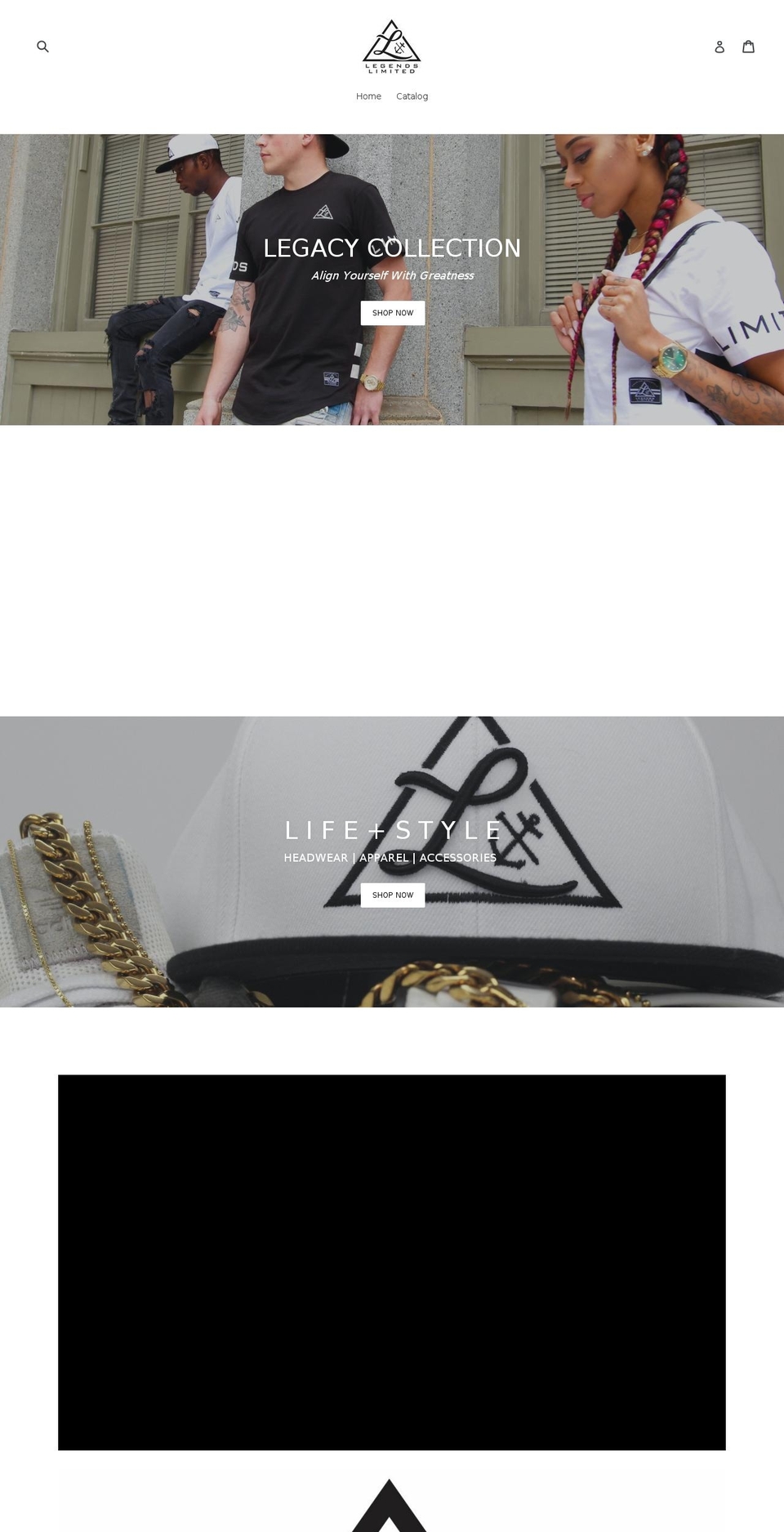 Birch Shopify theme site example legendslimitedapparel.com