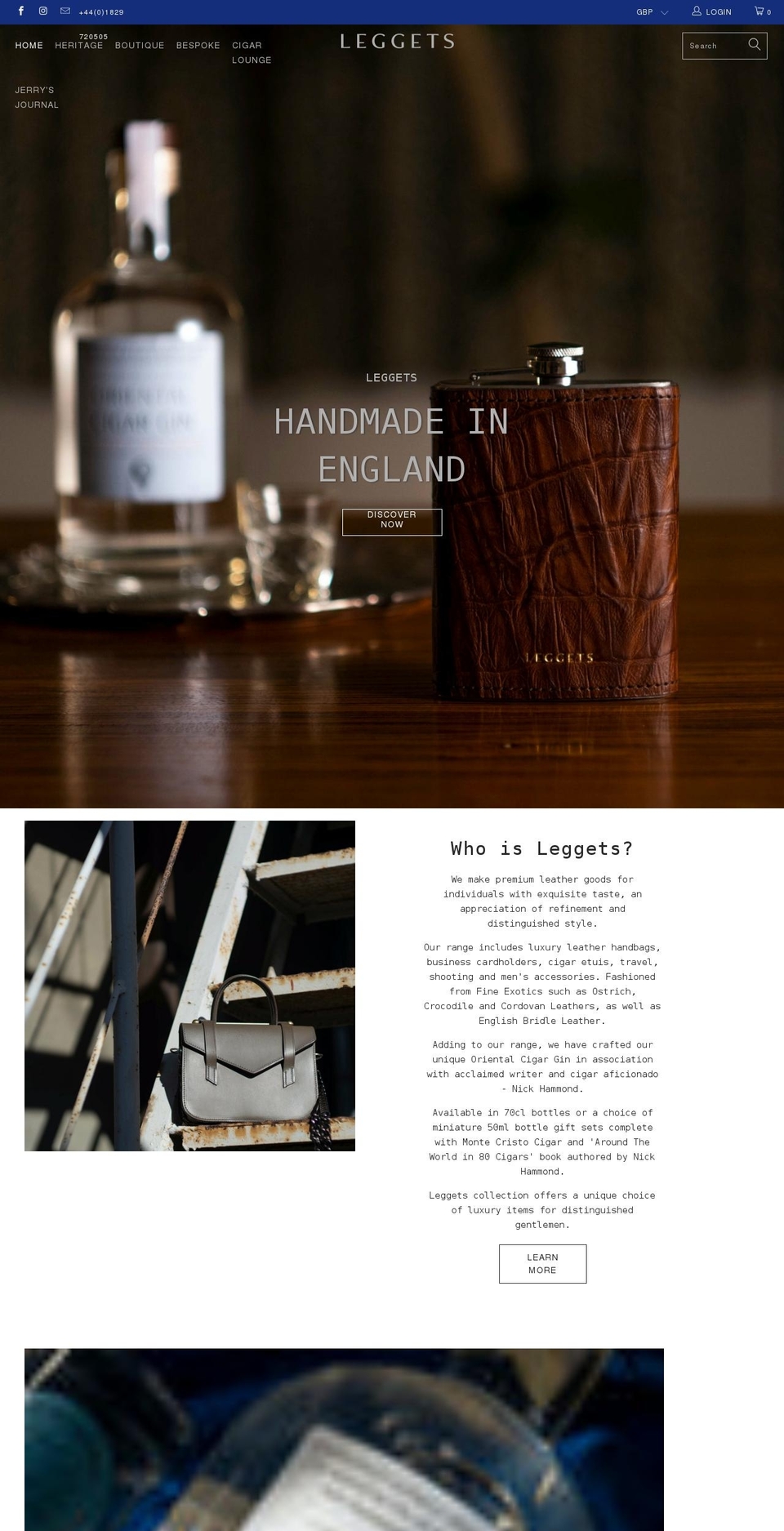 leggets.com shopify website screenshot