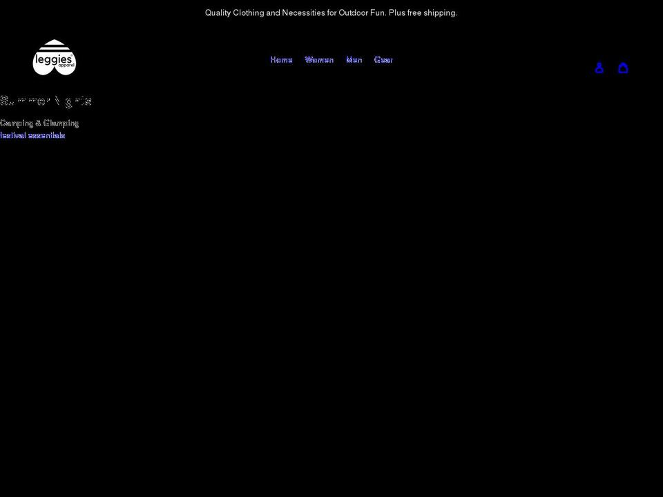 leggiesapparel.com shopify website screenshot