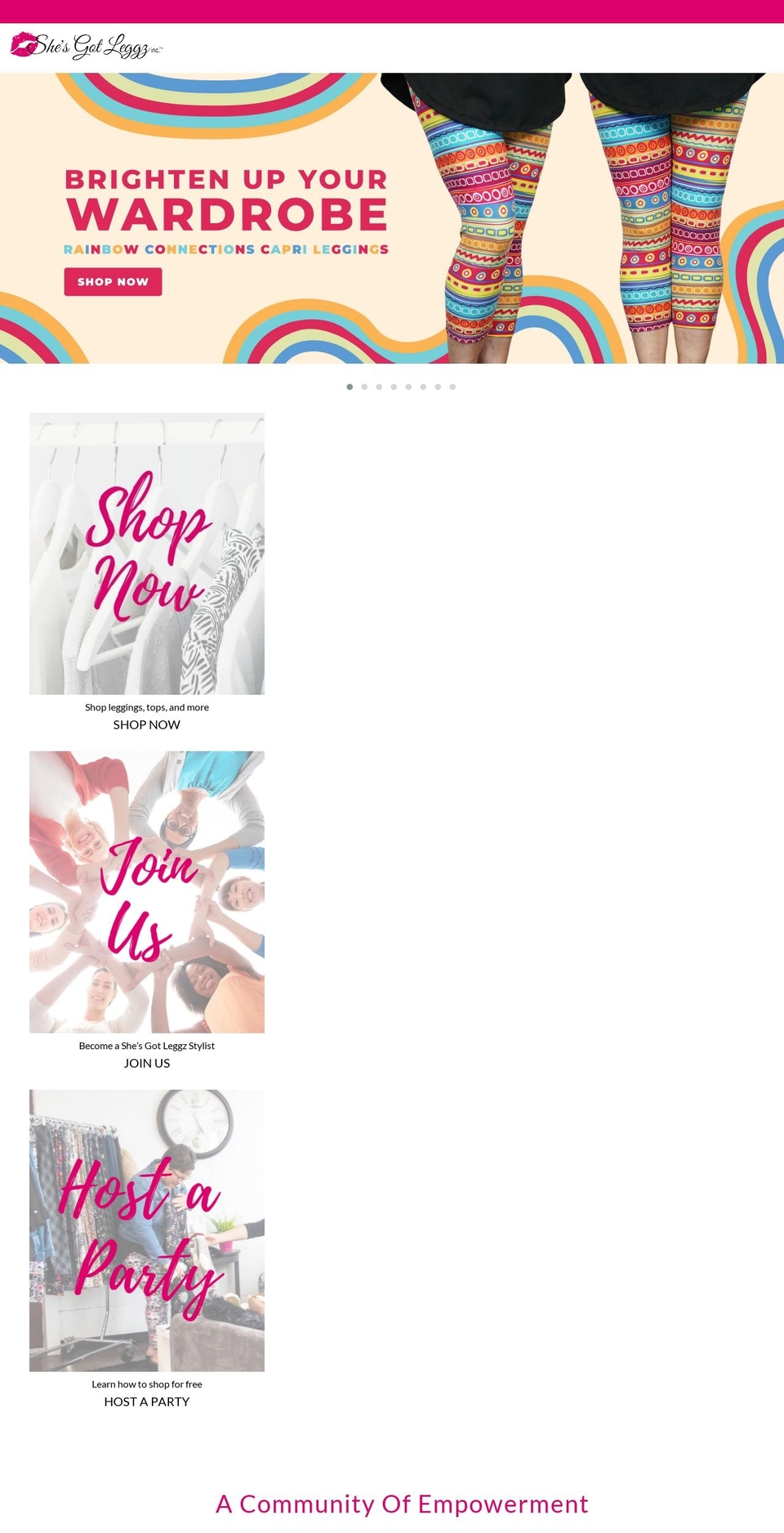 leggingscanada.com — Shopify storefront screenshot