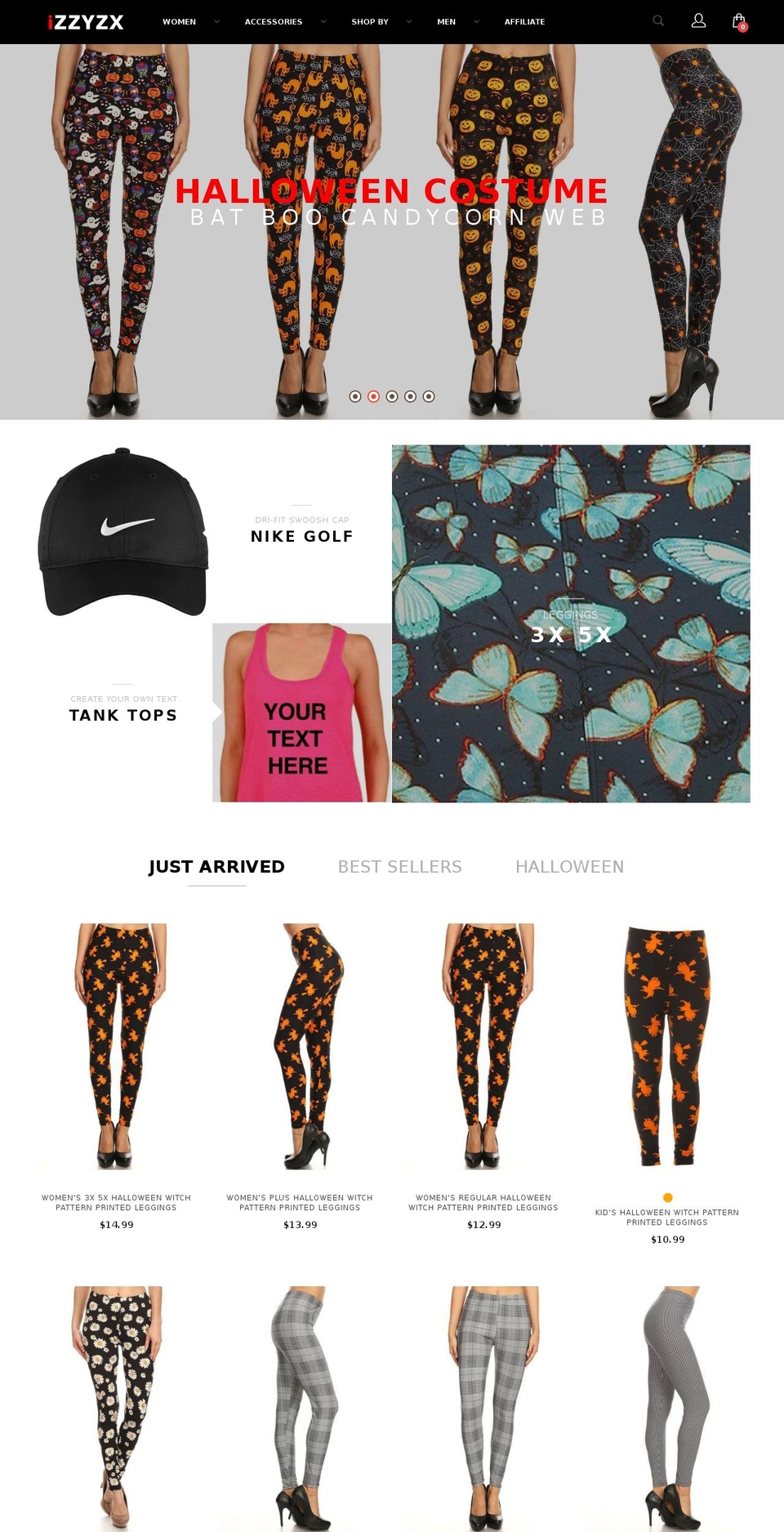 belle Shopify theme site example leggingsfits.com