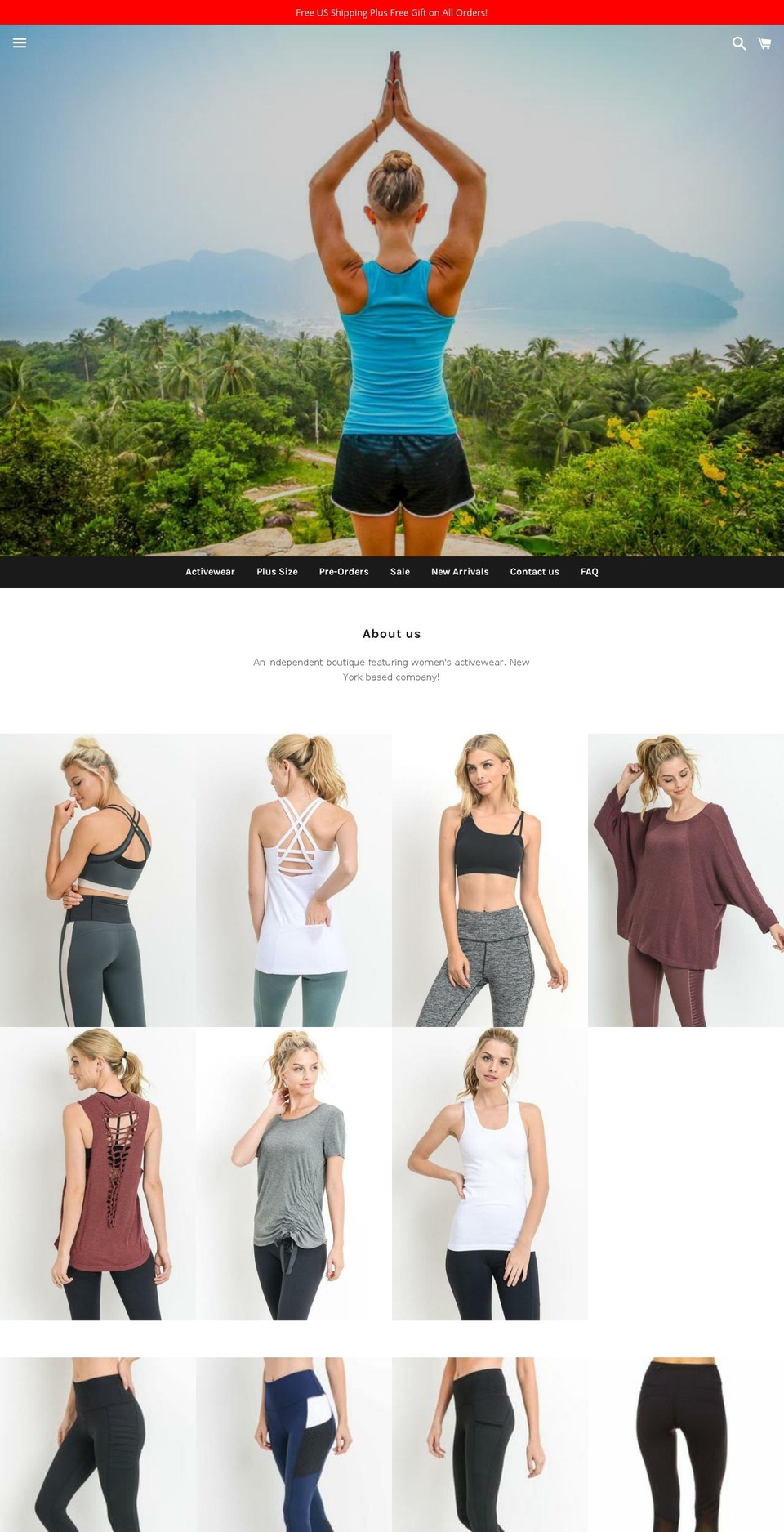 leggingshut.com — Shopify storefront screenshot