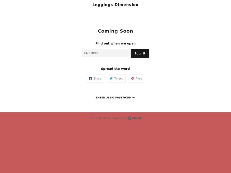 legginsdim.com — Shopify storefront screenshot