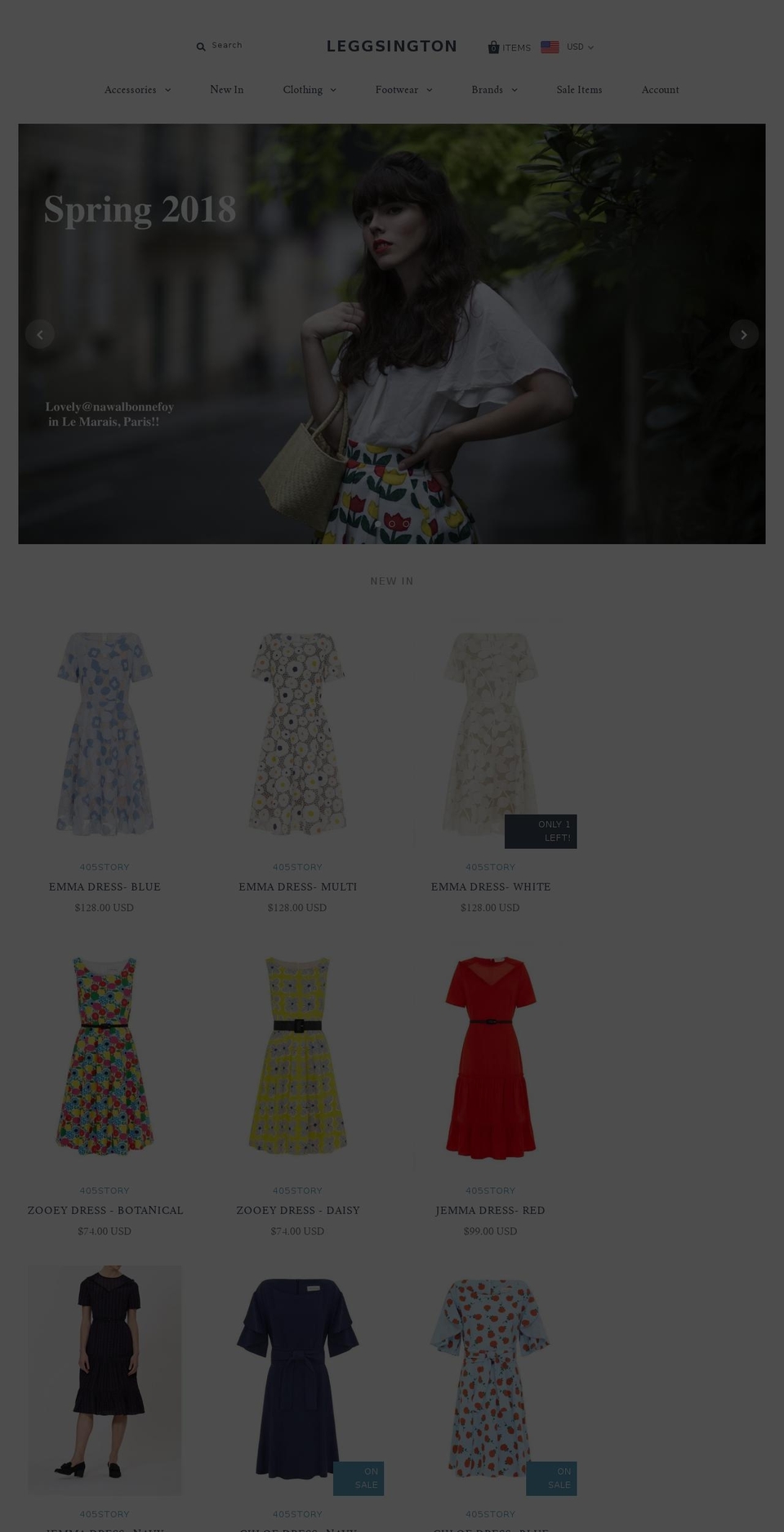 leggsington.co.uk shopify website screenshot