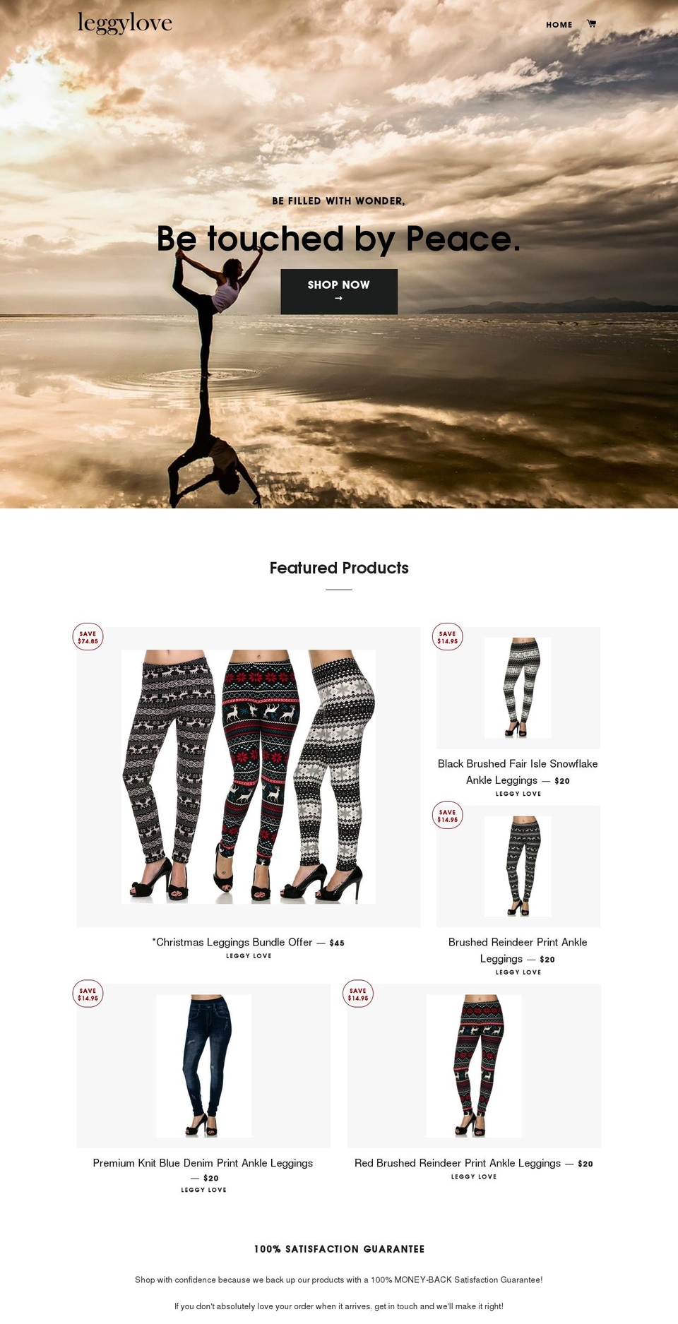 leggylove.com — Shopify storefront screenshot