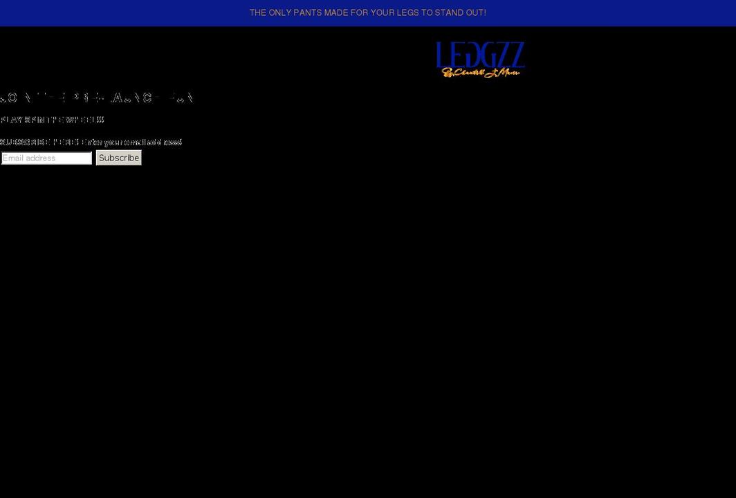 leggzz.com shopify website screenshot
