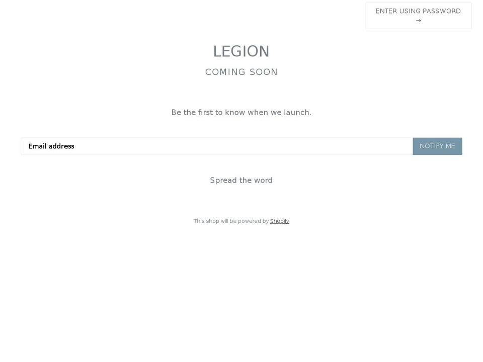 ecom-turbo-3-0-1 Shopify theme site example legionproduct.com