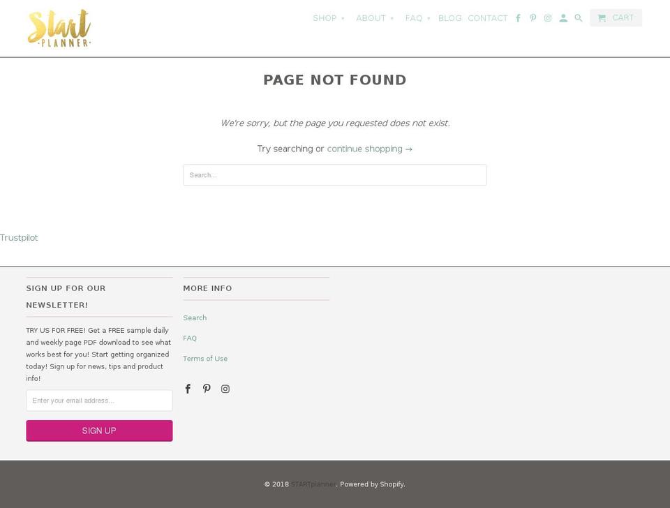 legitplanners.com shopify website screenshot