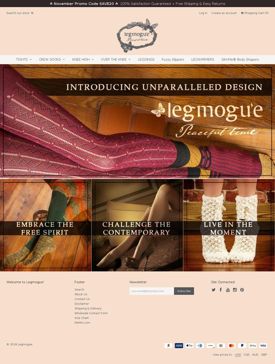 Copy of Weekend Shopify theme site example legmogue.com