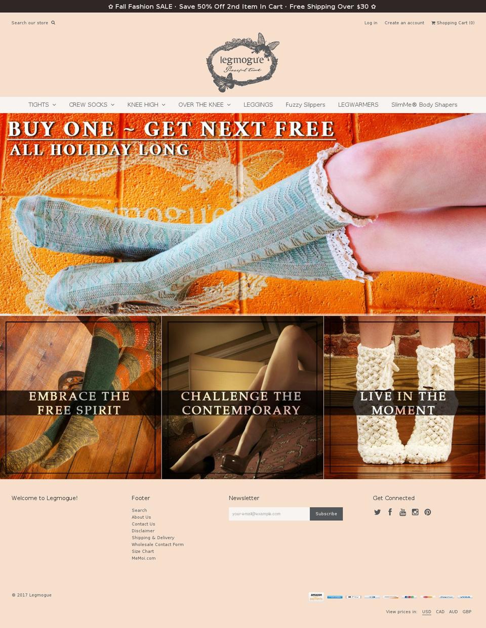 legmogue.us shopify website screenshot