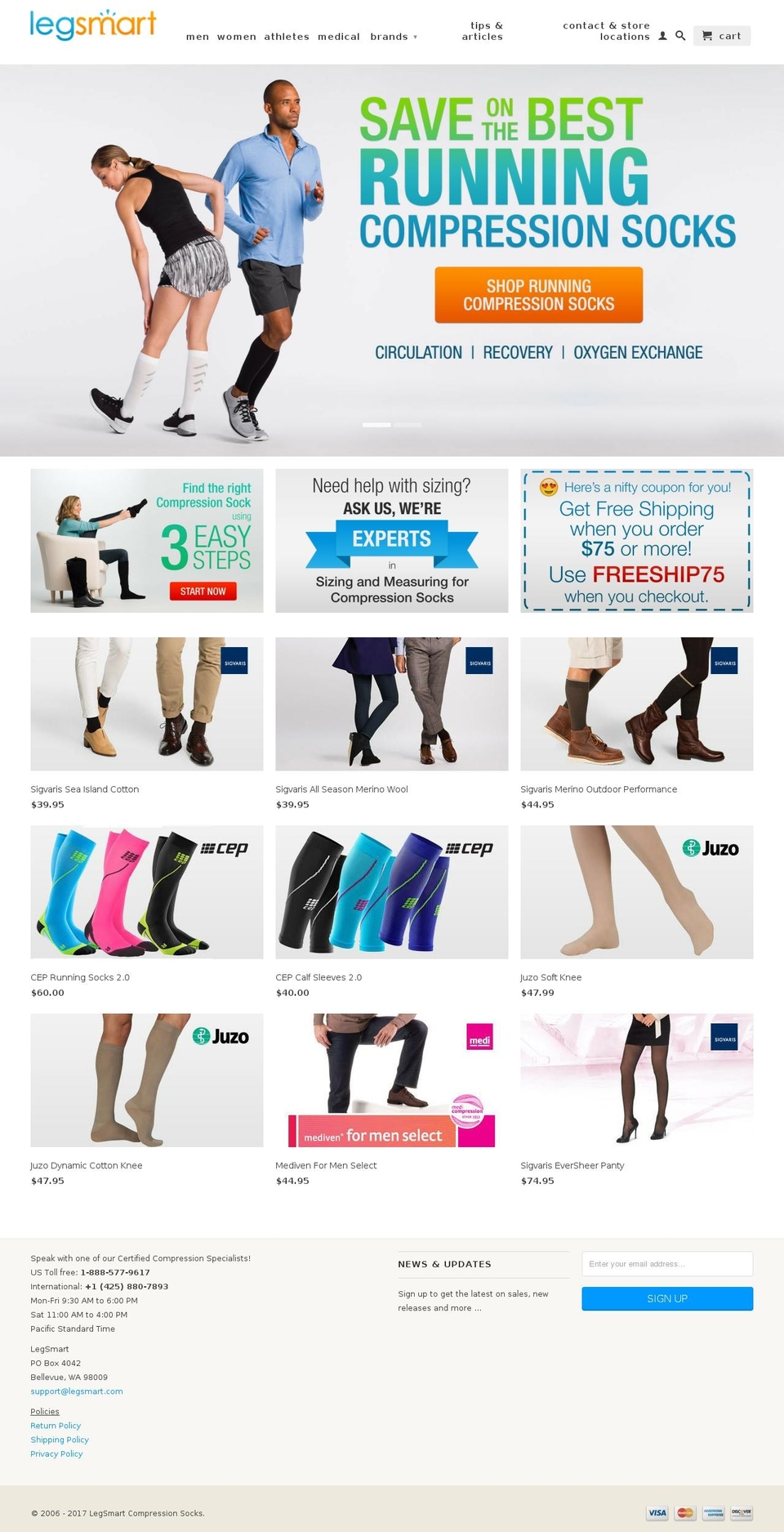 legsmart.com shopify website screenshot