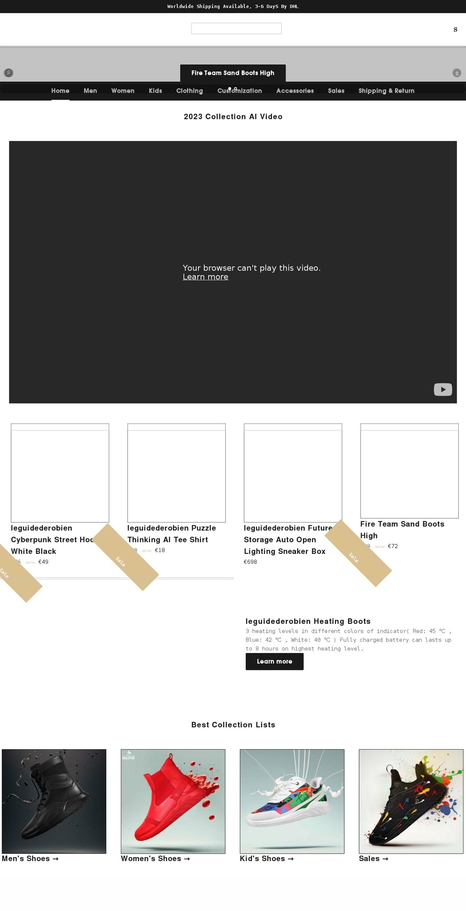 leguidederobien.com shopify website screenshot