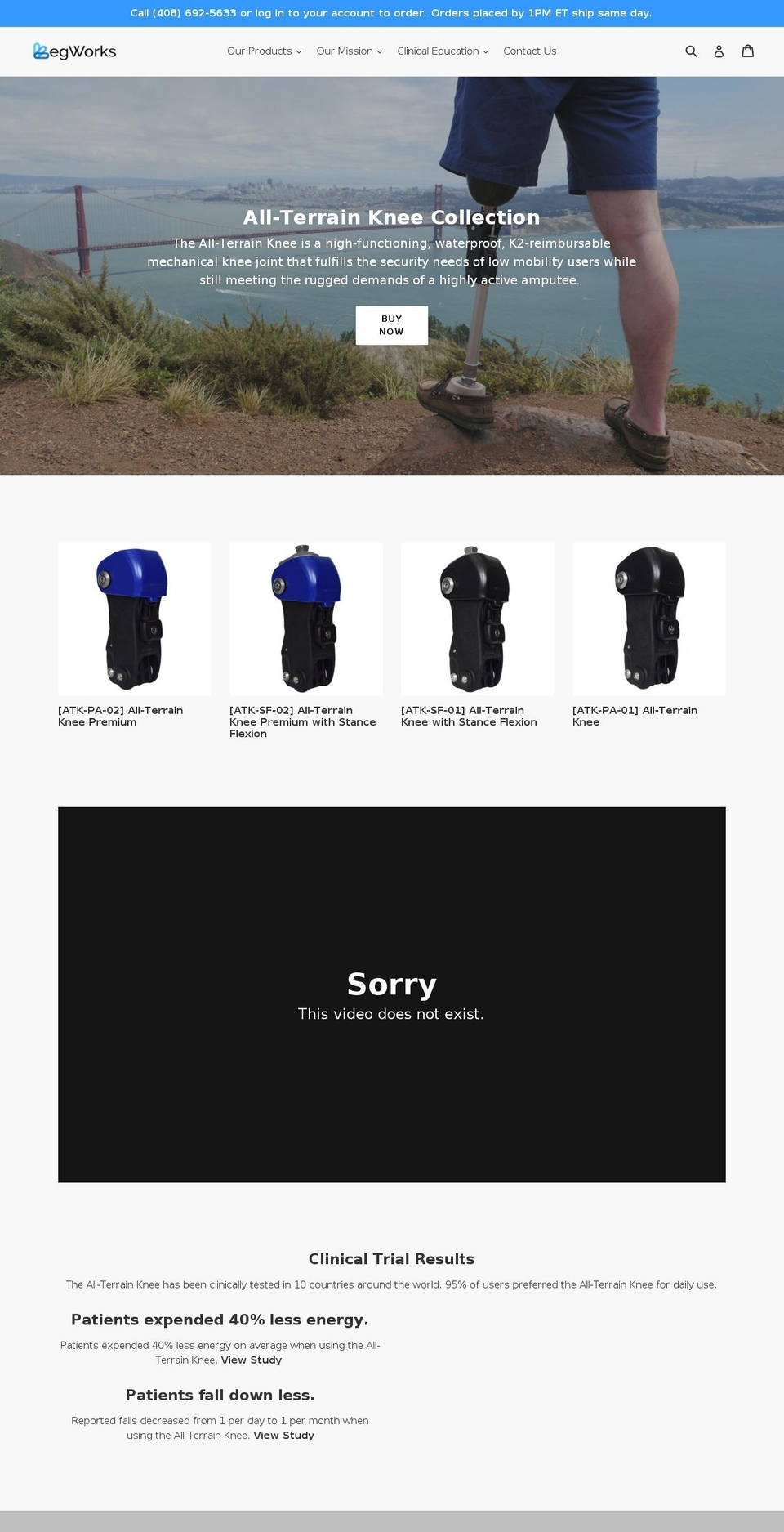 legworks.com shopify website screenshot