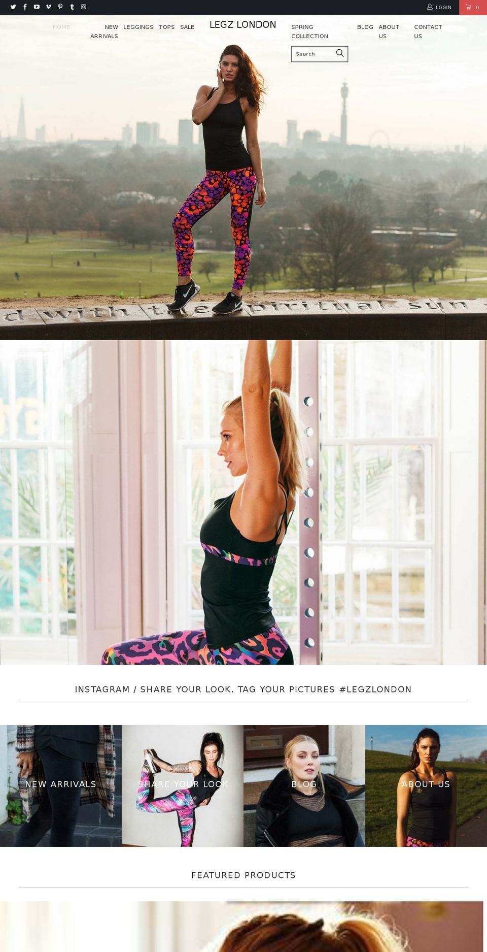 legzlondon.com — Shopify storefront screenshot