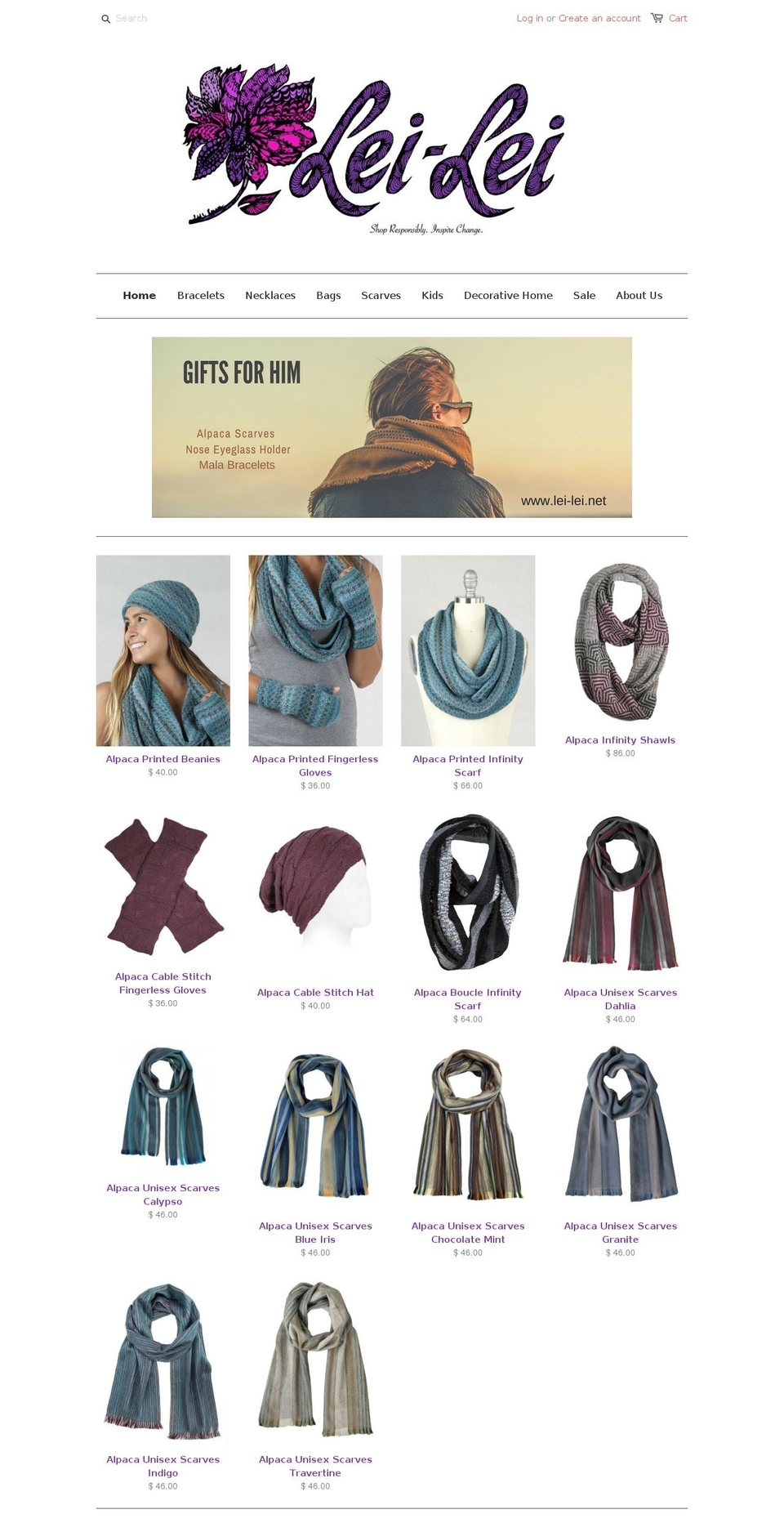 lei-lei.net shopify website screenshot