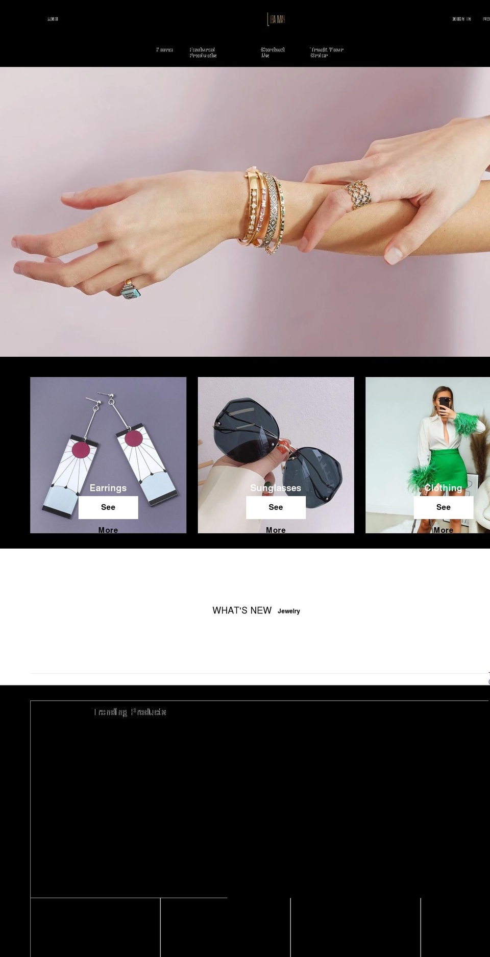 General store theme Shopify theme site example leiamay.com