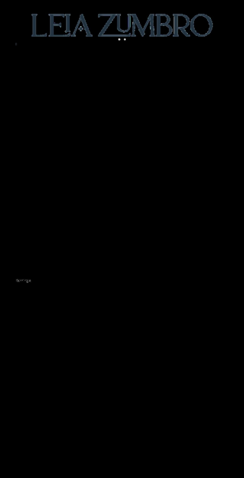 leiazumbro.com shopify website screenshot