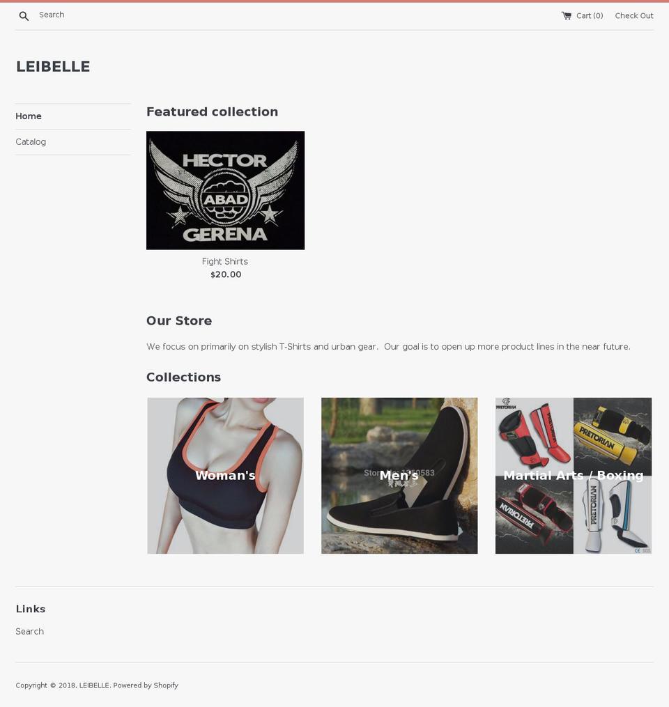 leibelle.com — Shopify storefront screenshot