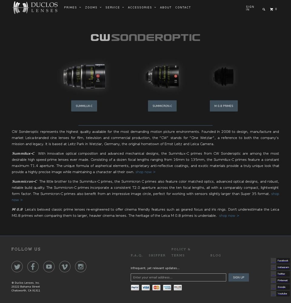 leicaservice.com shopify website screenshot
