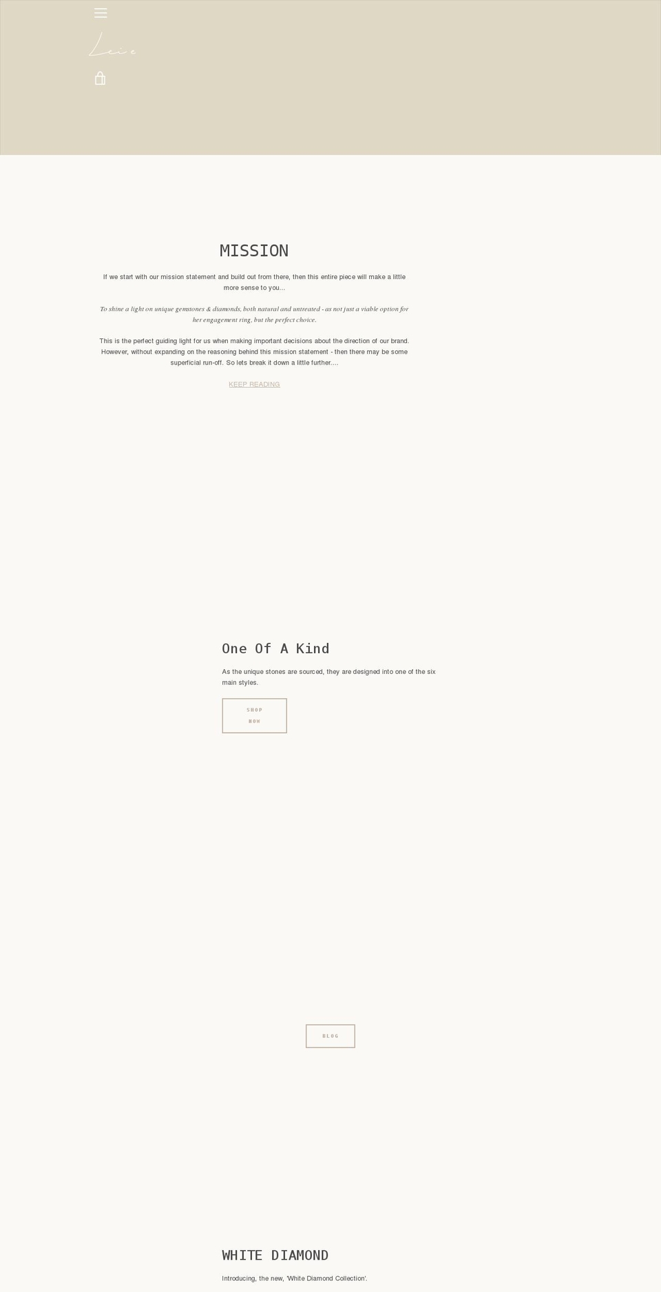 leiedesign.com shopify website screenshot