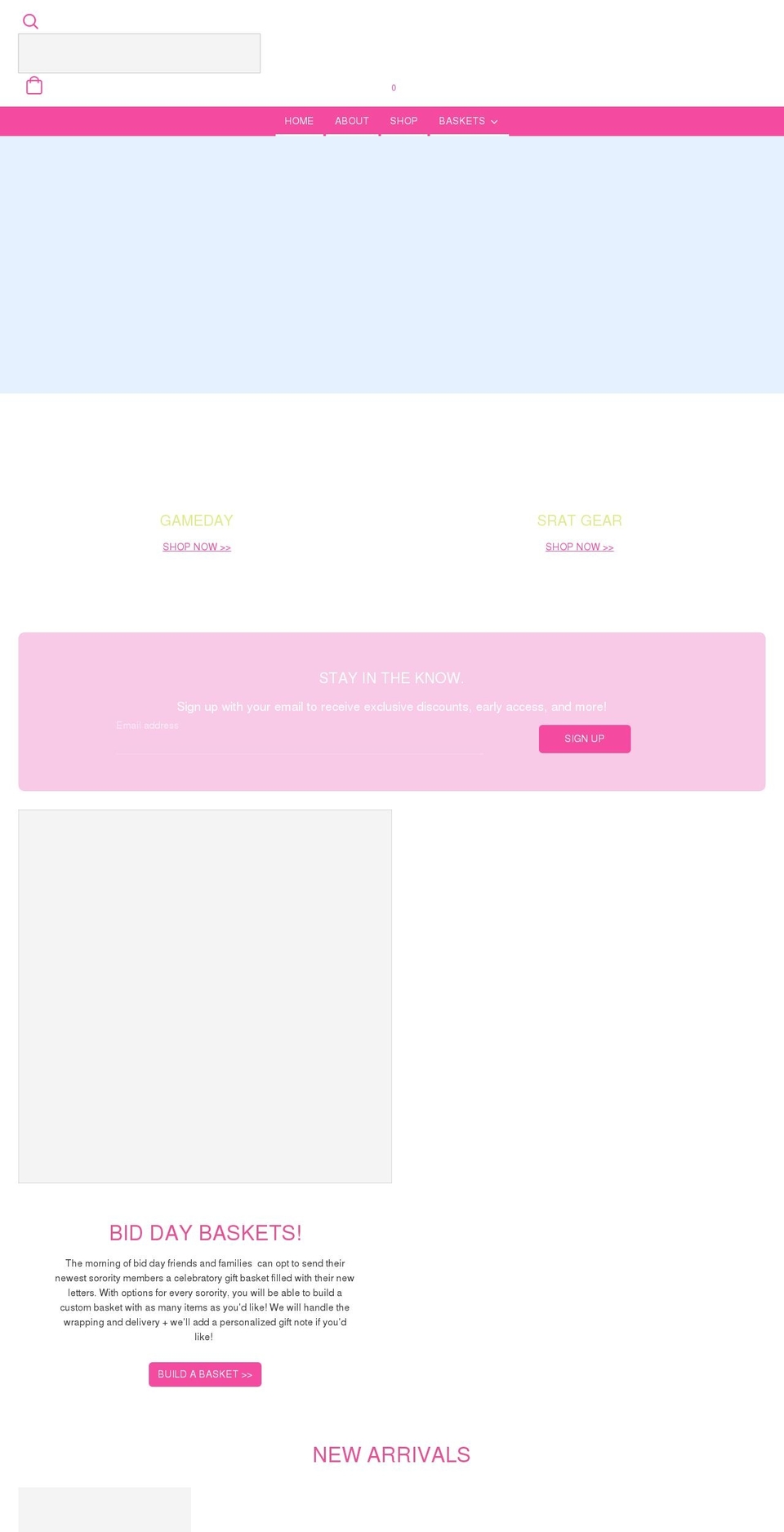 leighandletters.com shopify website screenshot