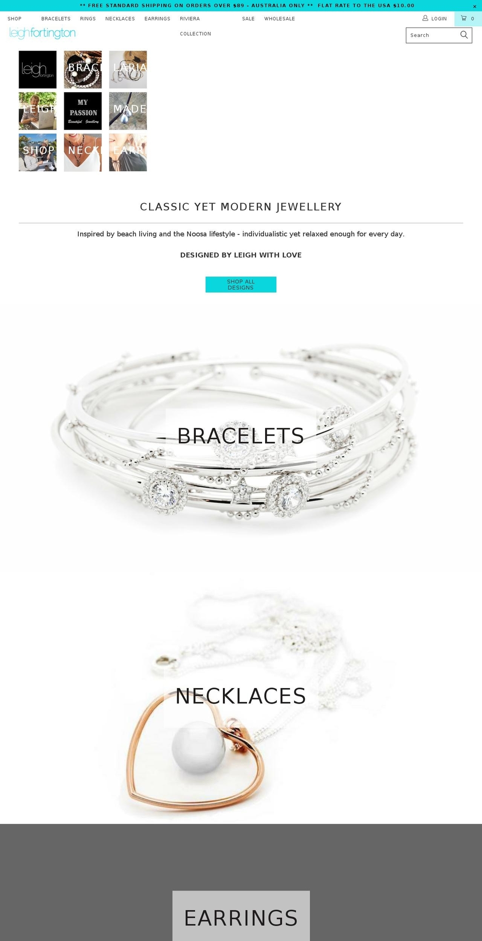 leighfortington.com.au shopify website screenshot