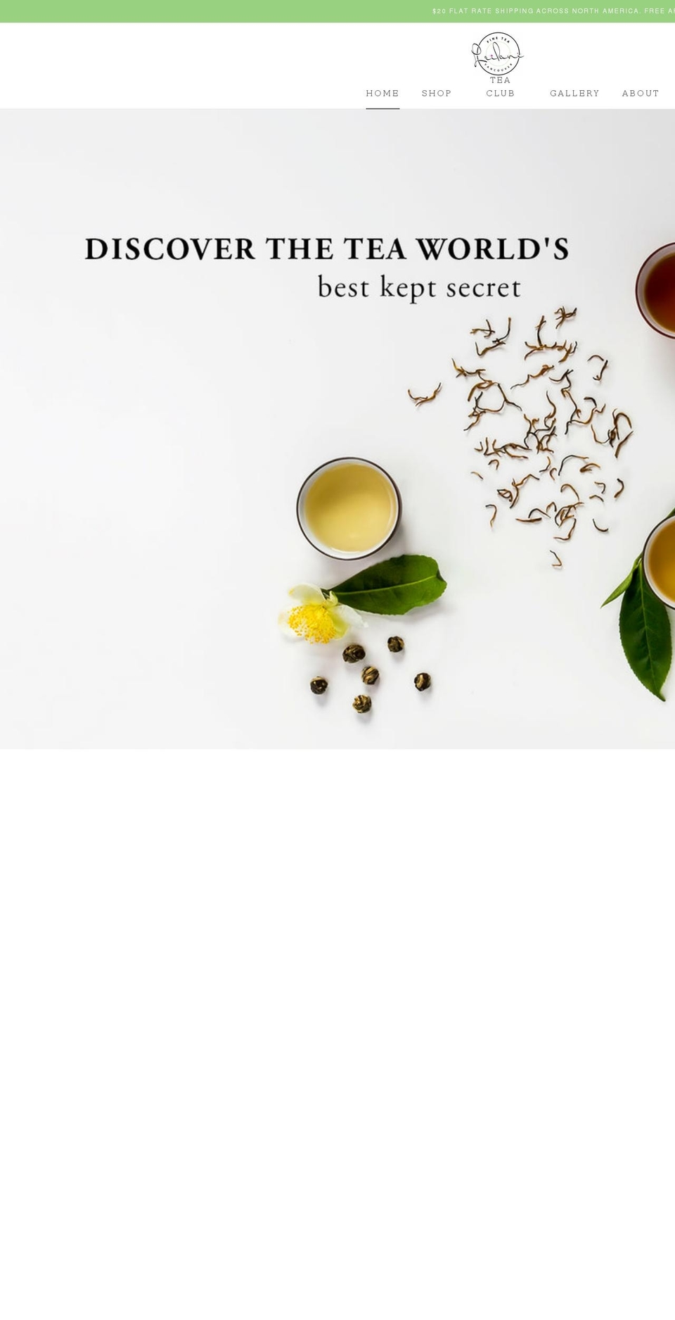 leilanifinetea.com shopify website screenshot
