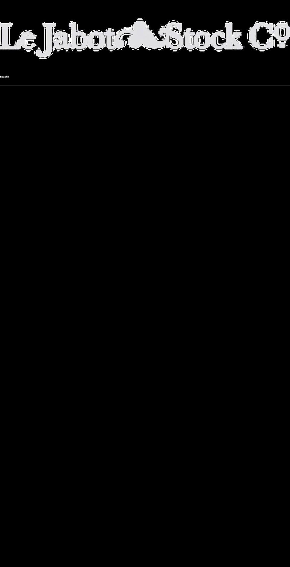 lejabotandstockcompany.co.uk shopify website screenshot
