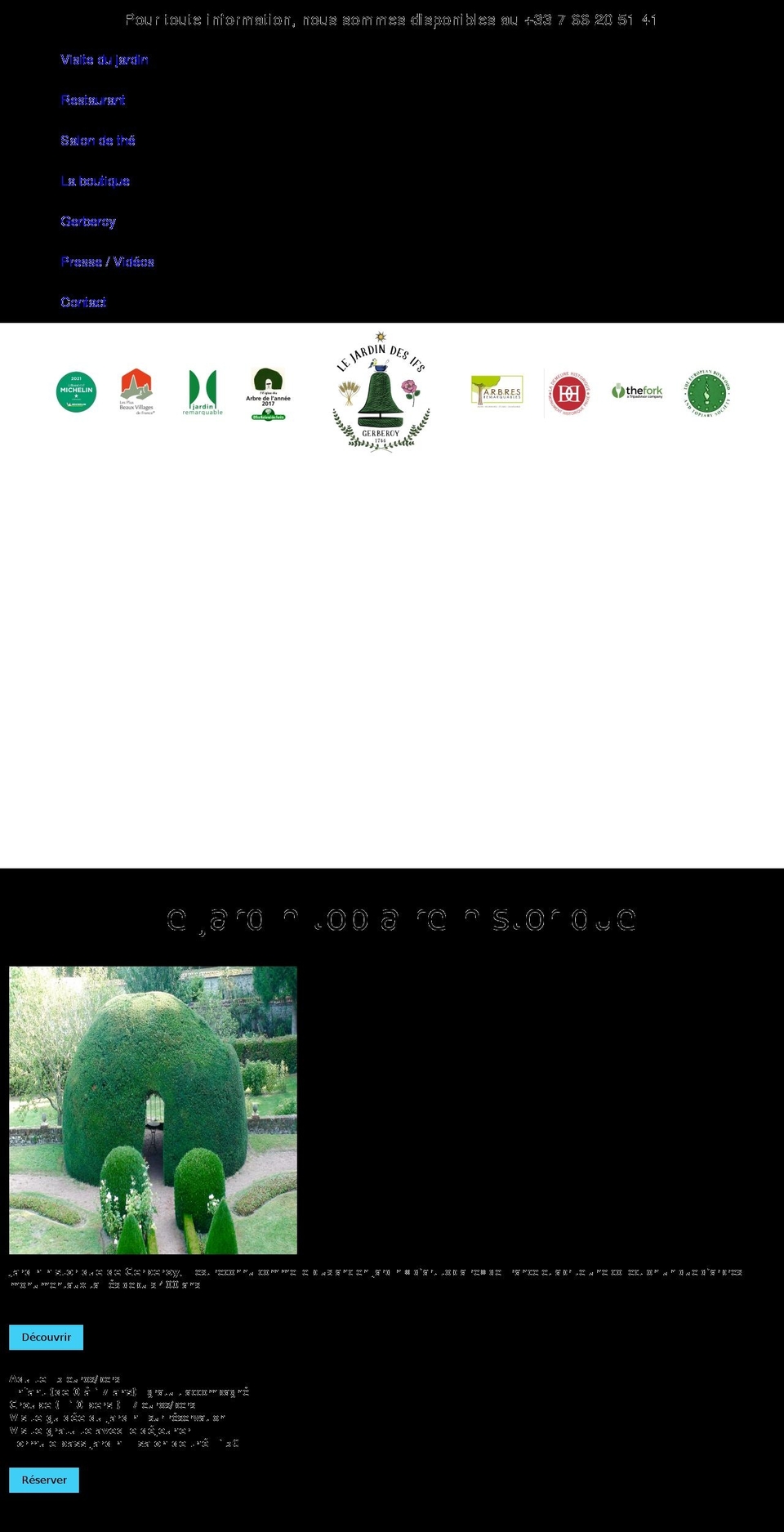 lejardindesifs.com shopify website screenshot