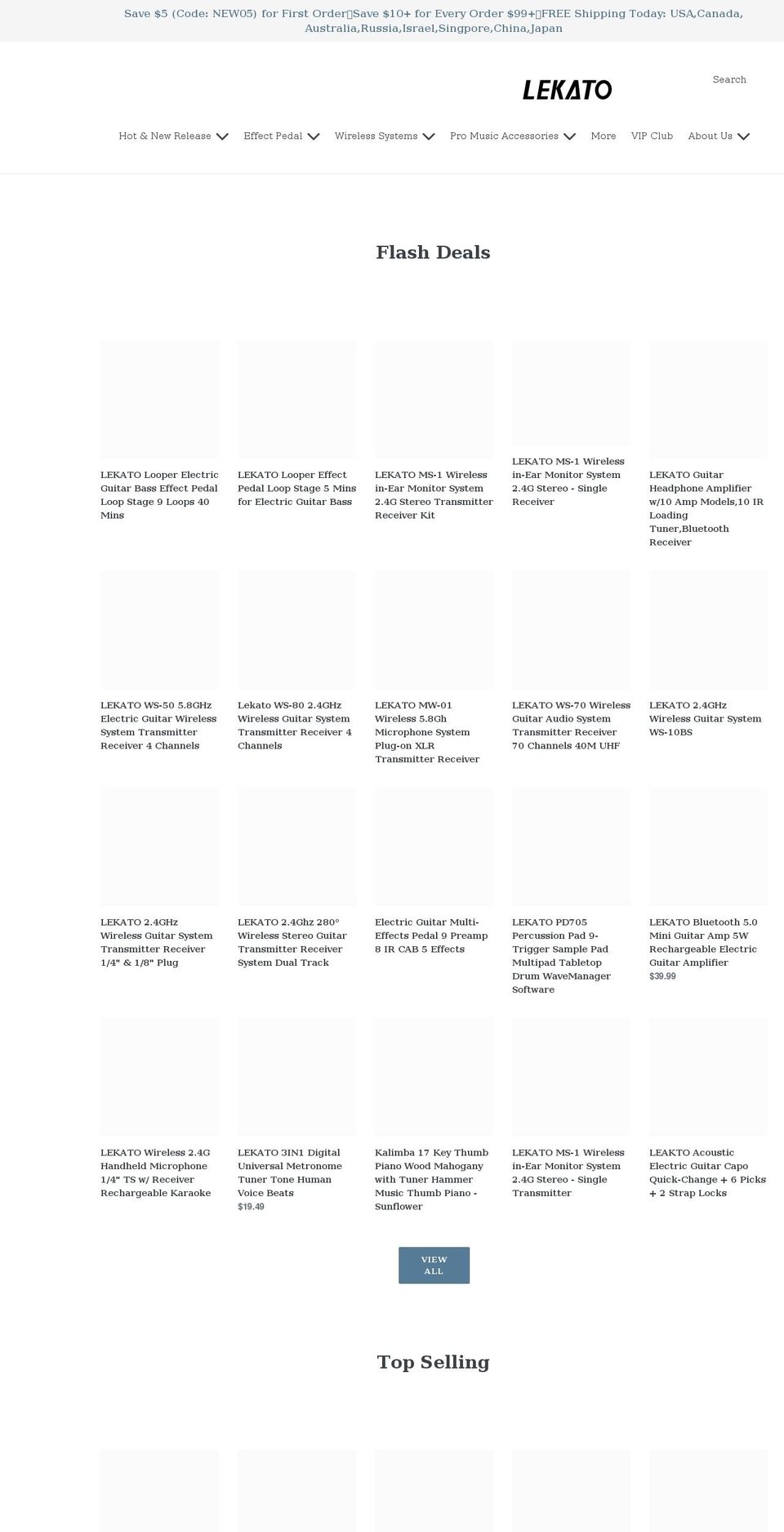 lekatodeal.com shopify website screenshot