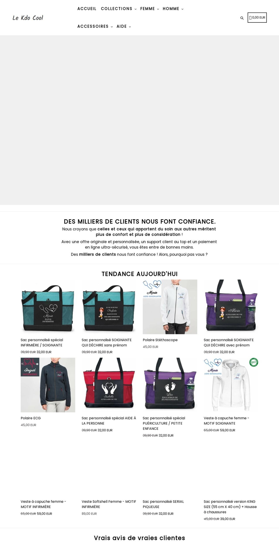 lekdocool.com — Shopify storefront screenshot
