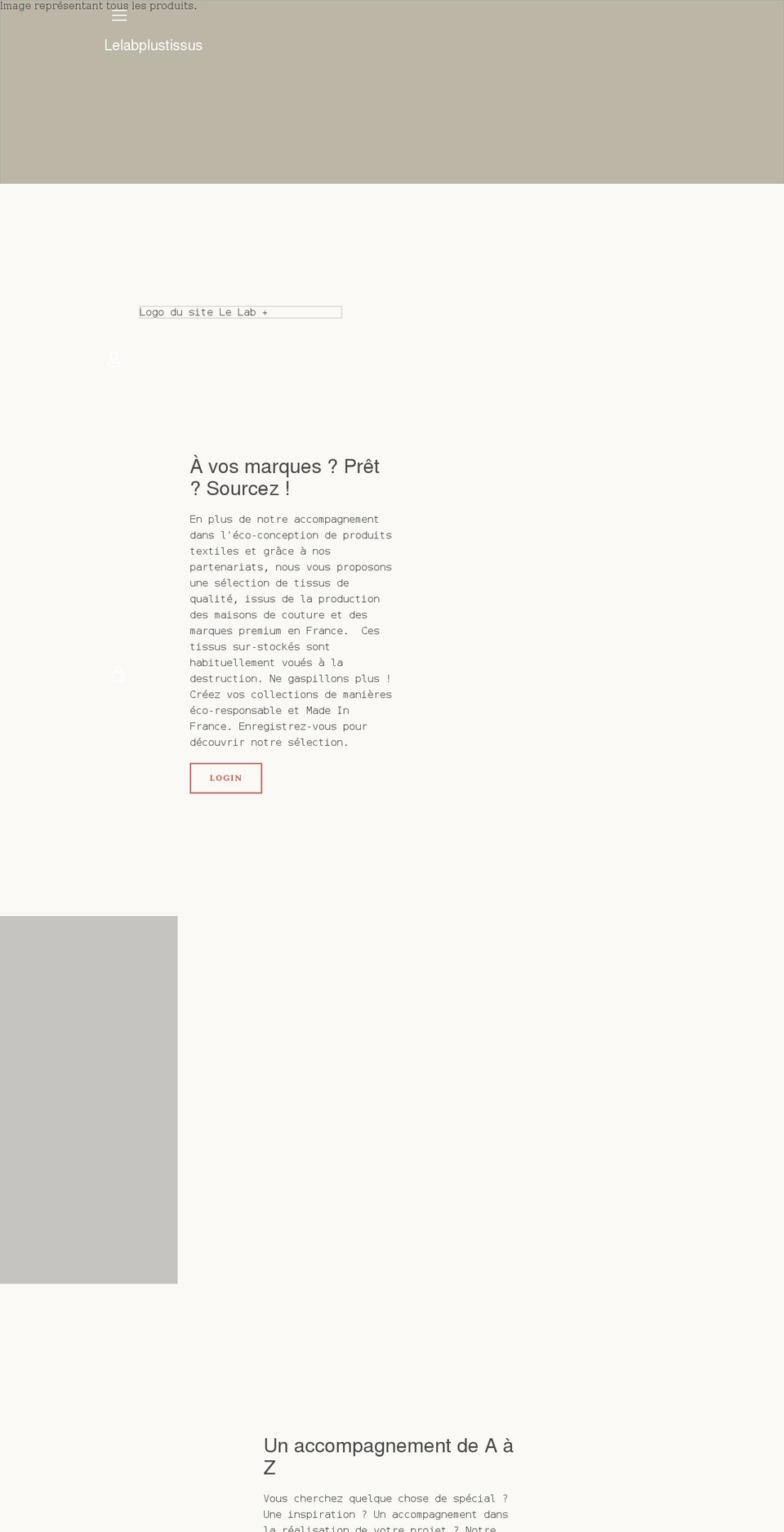 lelabplustissus.com shopify website screenshot
