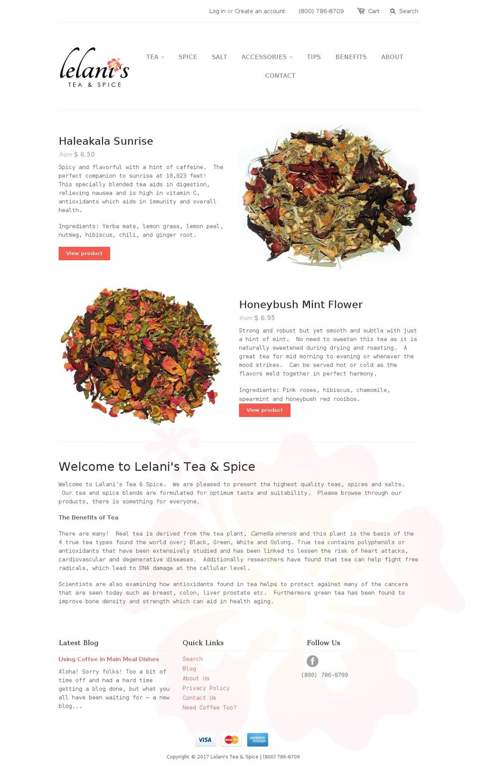 lelanis.com shopify website screenshot