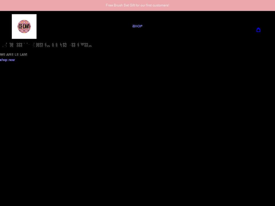 lelavi.shop shopify website screenshot