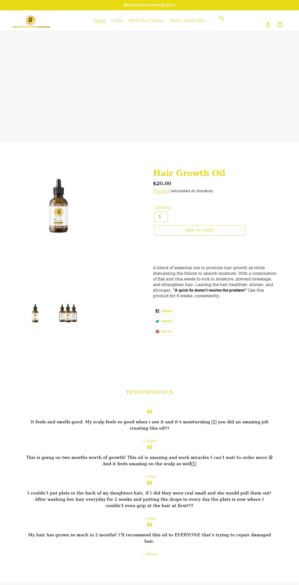 lelleheavenly.com shopify website screenshot