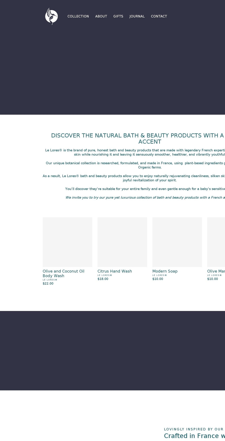 lelores.com — Shopify storefront screenshot