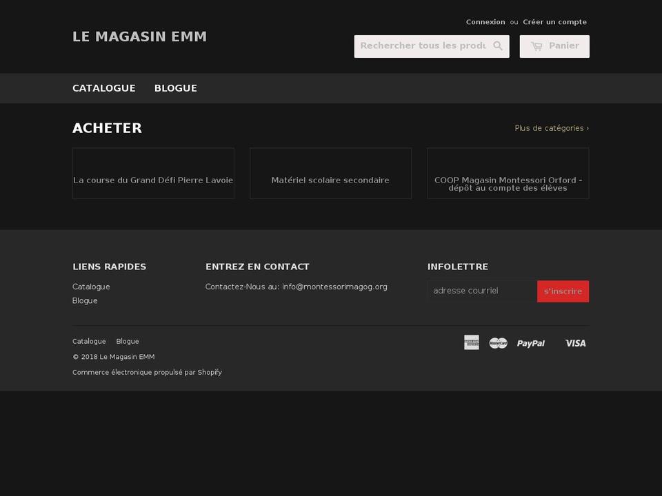 lemagasinvirtuel.org shopify website screenshot