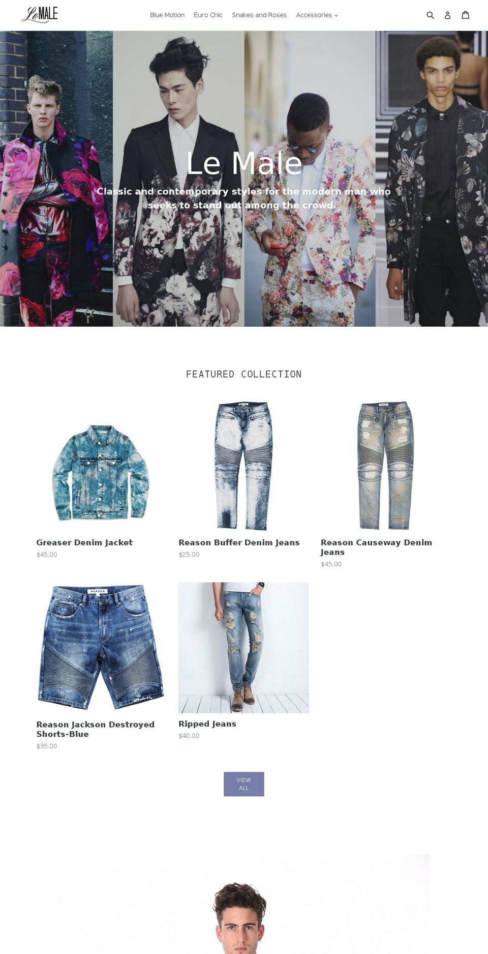 lemalestyle.com shopify website screenshot