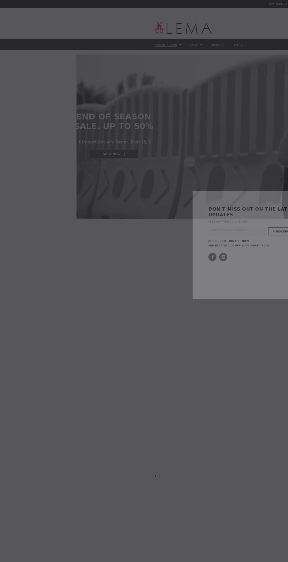 lemalsc.com shopify website screenshot