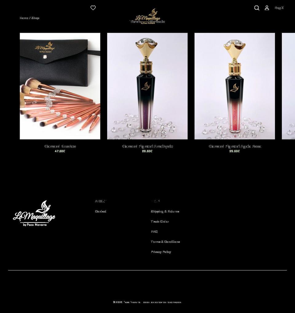 lemaquillagepro.com shopify website screenshot