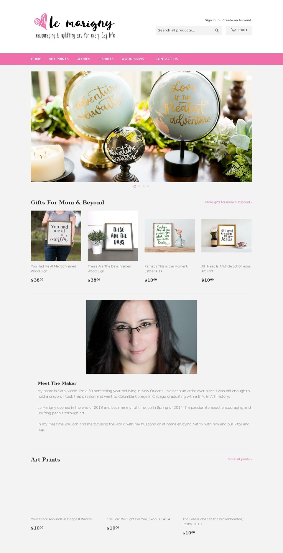lemarigny.com — Shopify storefront screenshot