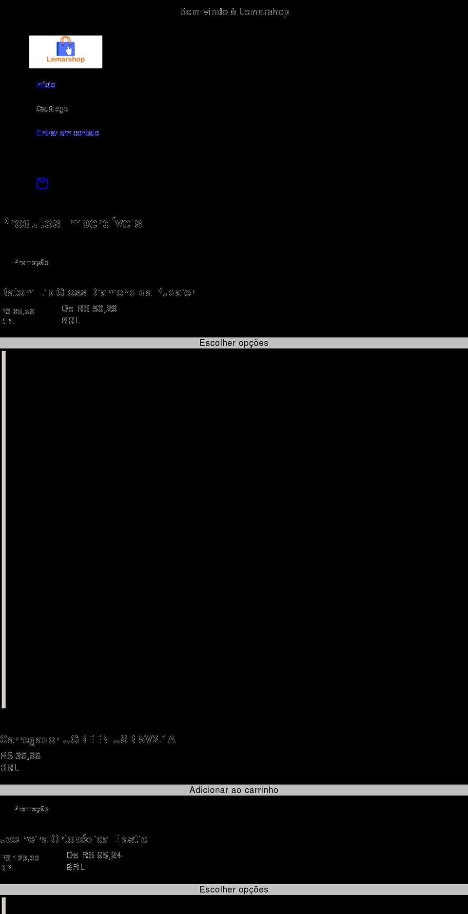 lemarshop.com — Shopify storefront screenshot
