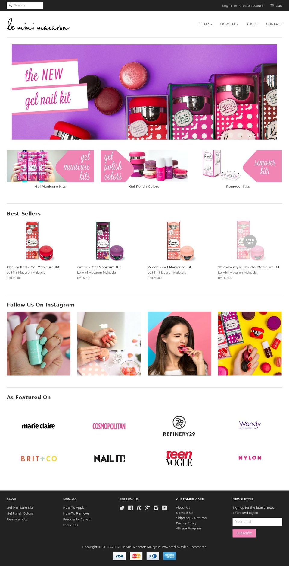 leminimacaron.com.my shopify website screenshot