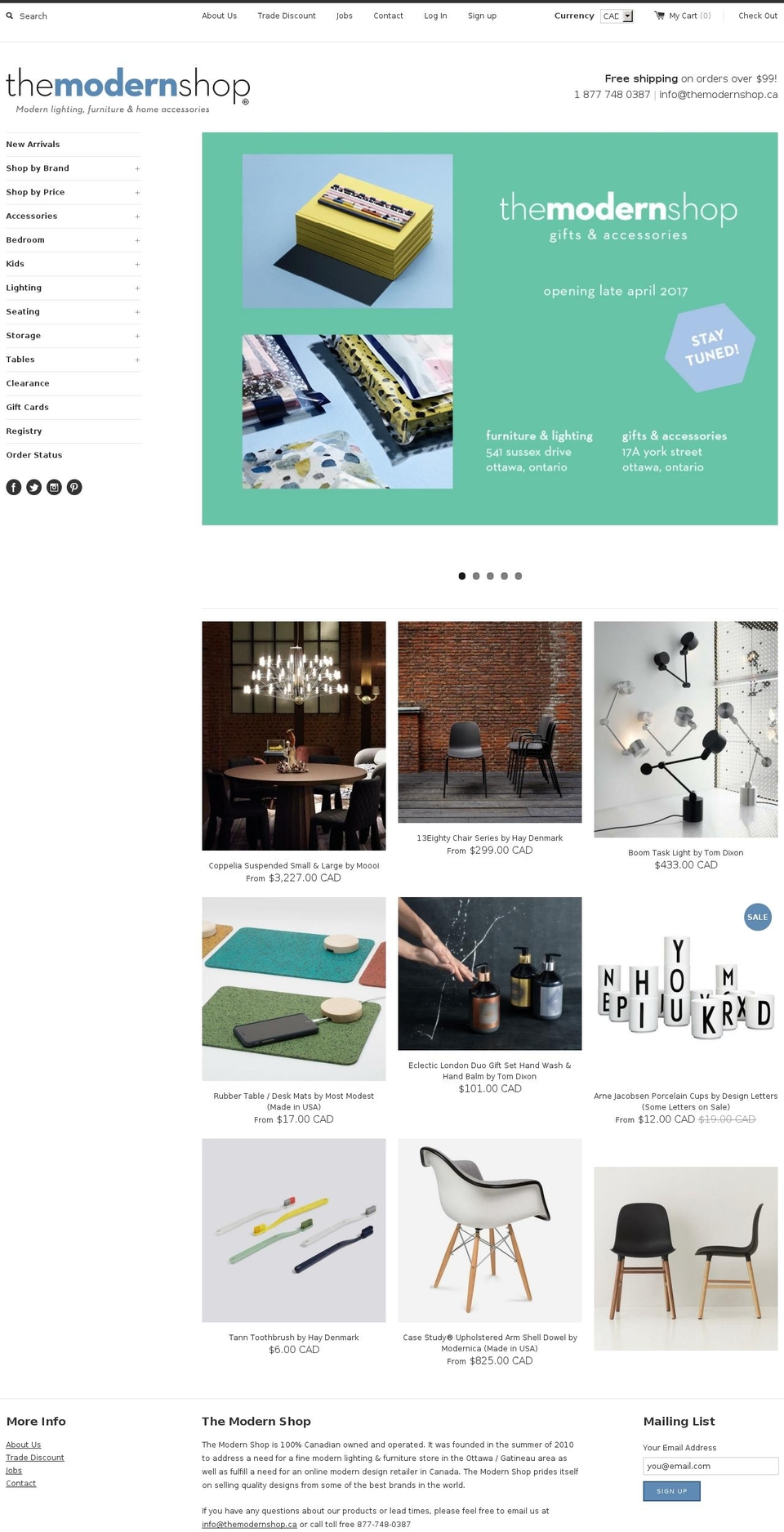 The Modern Shop 2.0 – March 30th, 2015 Shopify theme site example lemodernshop.com