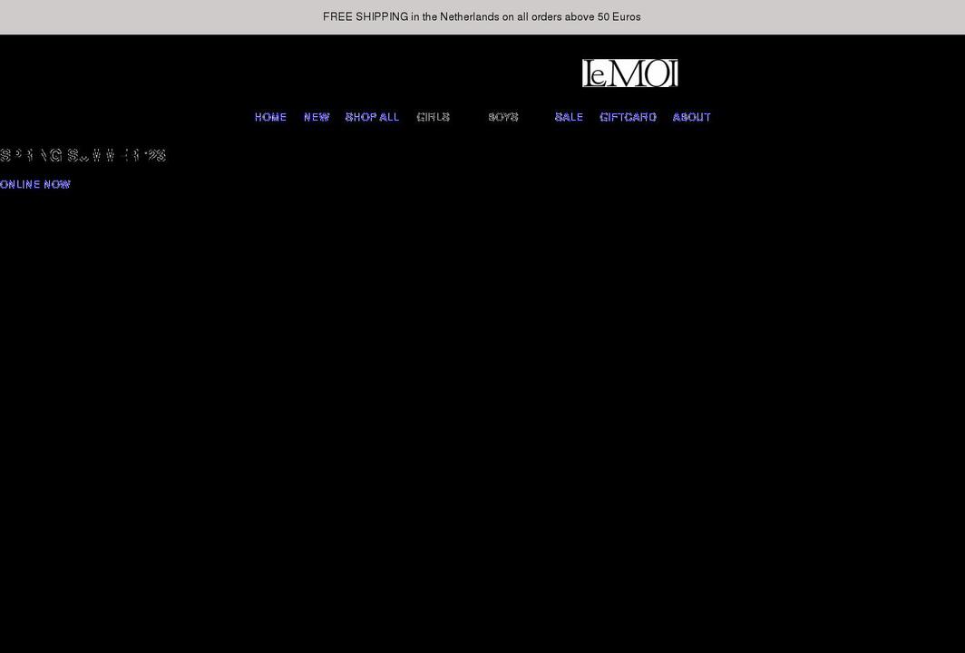 lemoilabel.com shopify website screenshot
