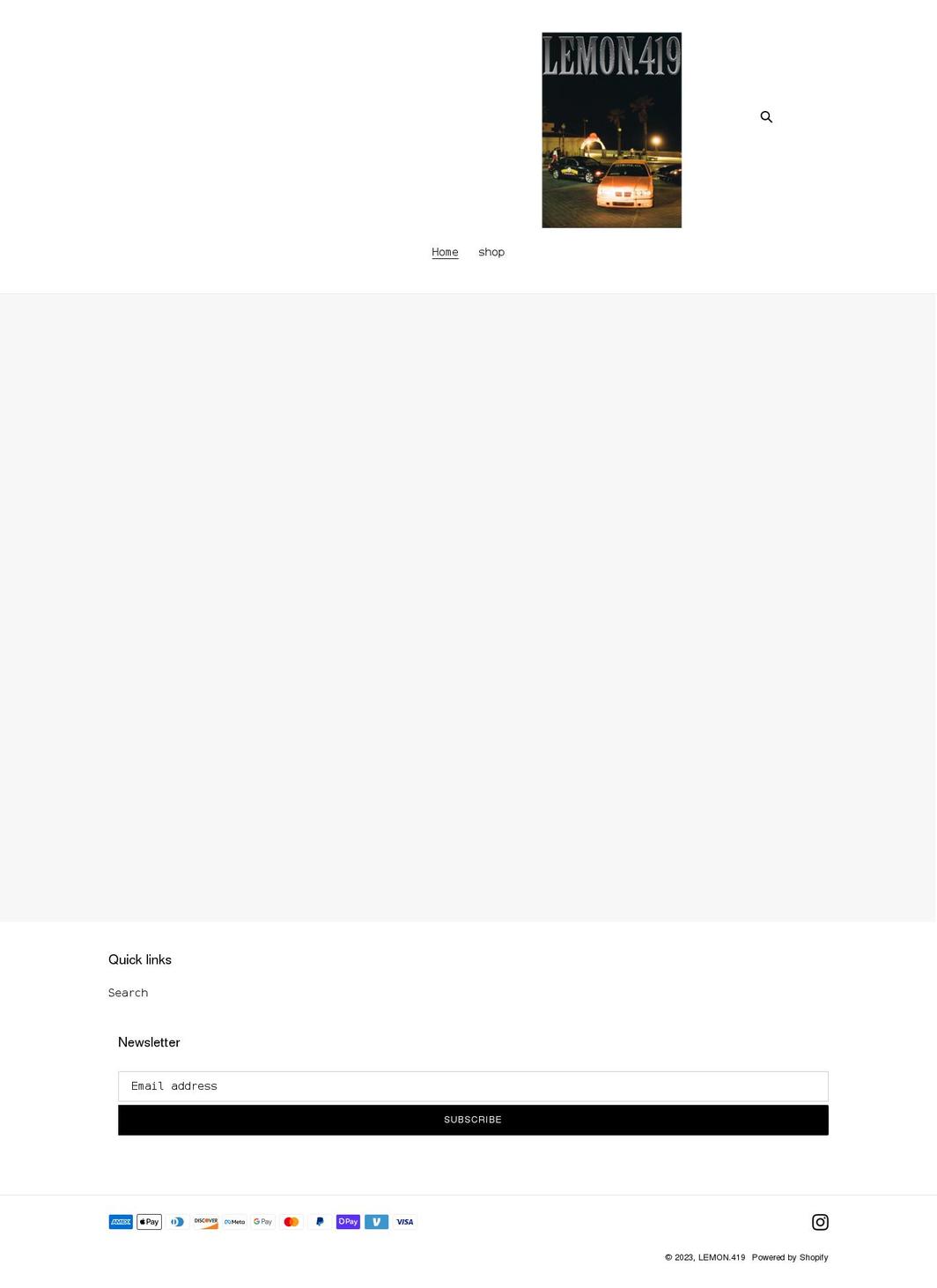 lemon419.net shopify website screenshot