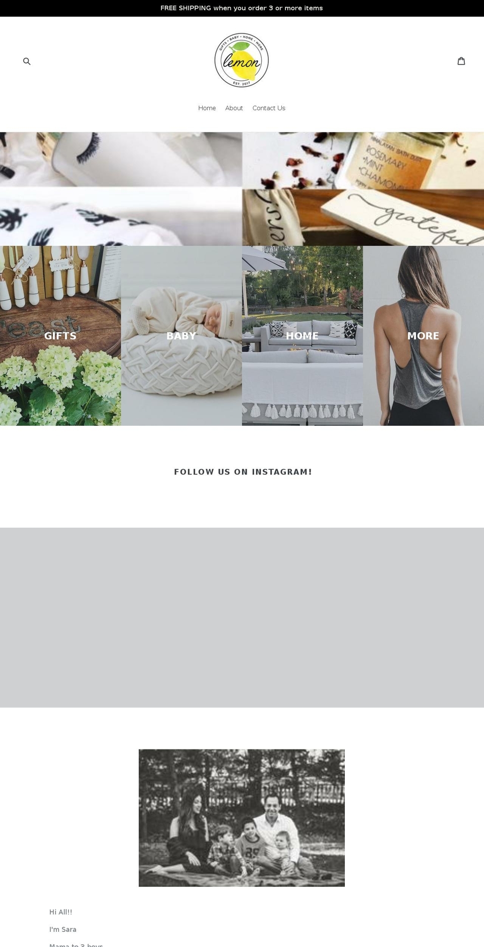 lemondanville.com — Shopify storefront screenshot