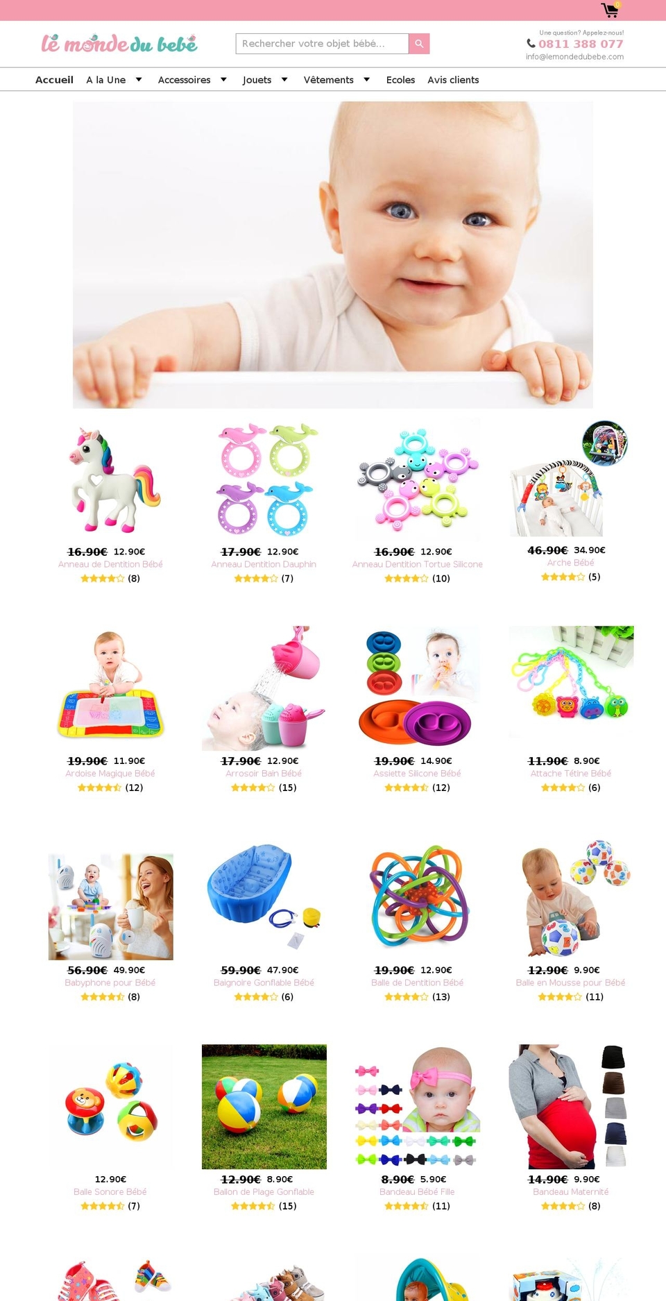 lemondedubebe.com — Shopify storefront screenshot